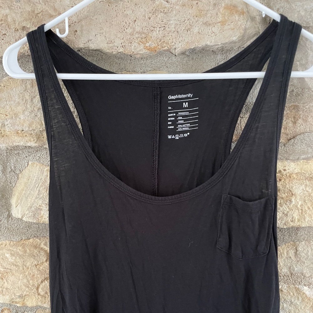 Black maxi Maternity dress. Size M.